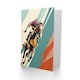image 2 of Jockey On Racehorse Animal Race Colourful Him Her Birthday Card