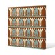image 1 of Egyptian Flower Ornament Pattern (Canvas Print) 61 x 61 x 4cm