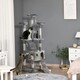 image 7 of PawHut 173cm Cat Tower Scratching Post Activity Centre for Indoor Grey