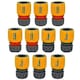 image 1 of Hozelock Quick Release Fitting & Aqua Water Stop Garden Hose Pipe Yard 10pk