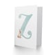 image 2 of Greeting Card Bunny Rabbit Alphabet Letter Z New Baby 1st Birthday