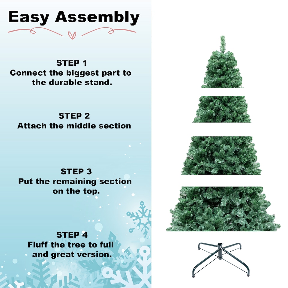 image 1 of 10FT Green Alaskan Pine Christmas Tree | Green | Green
