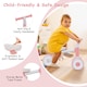 image 5 of COSTWAY Baby Balance Bike Folding Toddler Walker Pink