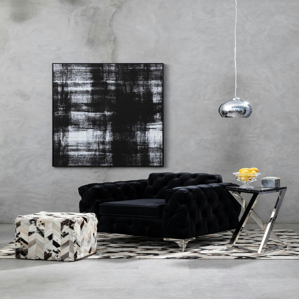 image 1 of Interiors by Premier Osborn Chrome and White Inside Pendant Light