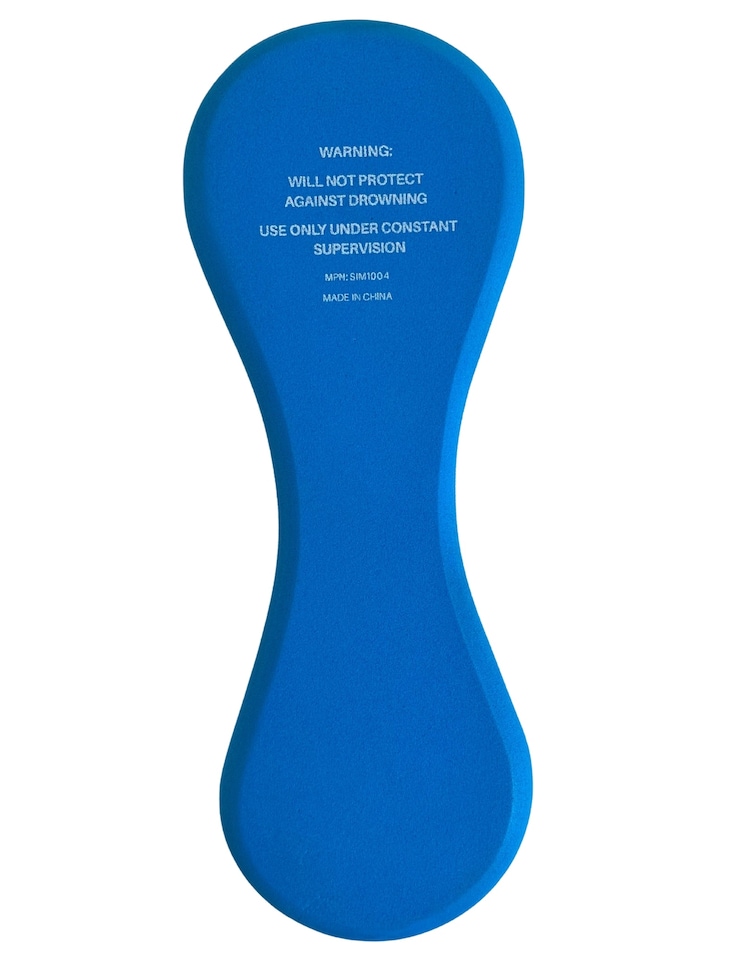 image 1 of Simply Swim Junior Pull Buoy - Royal Blue/Lime