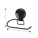 image 5 of Showerdrape Suctionloc Black Suction Wall Mounted Toilet Roll Holder with Mounting Disc | Black | 1