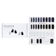 image 1 of Nail Sticker (black) - # Pebble In Black Nail - 32pcs Black