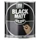 image 1 of 151 Non Drip All Colours Paint Tin Exterior Interior Hard Drying 300ml Black | Matt