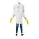 image 2 of Bristol Novelty Childrens/Kids Headless Scientist Costume - White/Black/Green - 5-6 Years 5