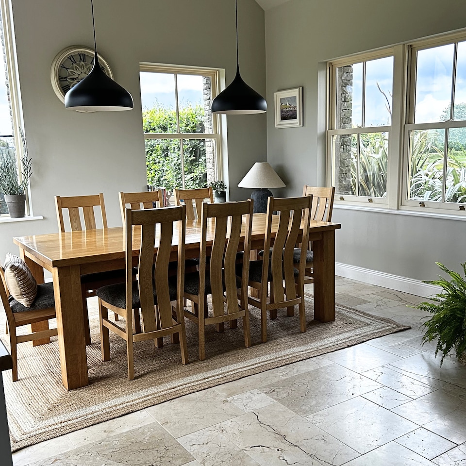 image 1 of KUKOON Bordered Natural Handwoven Braided Jute Fireside Living Area Rug 160cm x 230cm