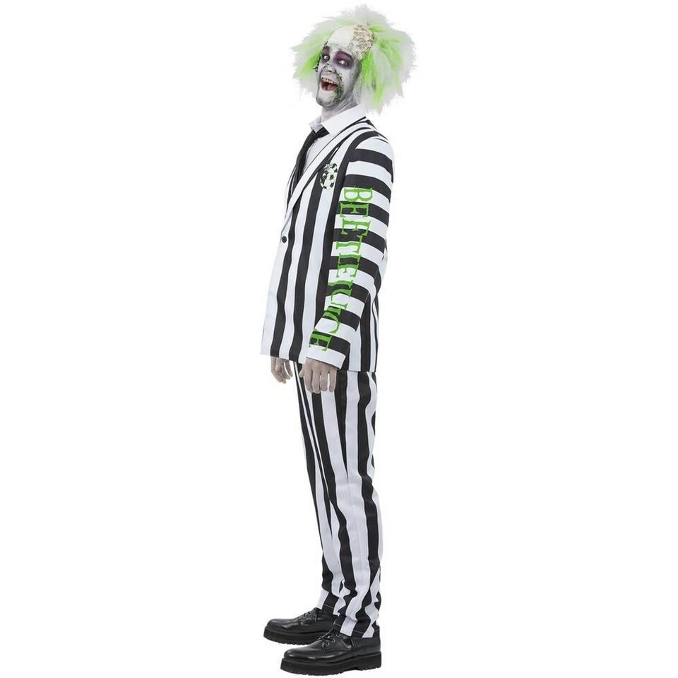 image 1 of Beetlejuice Mens Costume Set - Black/White - XL R XL