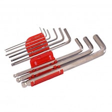 Oypla Set of 9 Hex Allen Wrench Repair Tool L Shape TRX Key