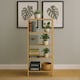 image 2 of Neo 5 Tier Bamboo Storage Shelf Shelves Rack Adjustable | Brown | Natural Wood