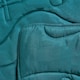 image 4 of OHS Quilted Embossed Patterned Soft Plump Coverless 7.5 Tog Washable Duvet Cover and Pillowcase Bedding Set Blue | Teal Gaming | Single