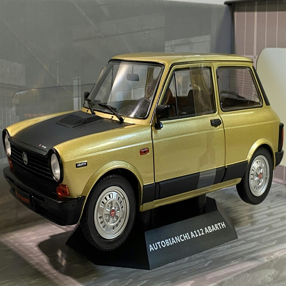image 1 of Autobianchi A112 Abarth Bronze 1990 1:18 Scale Solido 1803804