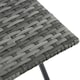 image 8 of Outsunny 3 PCs Patio Wicker Bistro Set Foldable Table and Chair Set for Outdoor