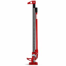 48 Inch High Lift 3 Tonne 4x4 Heavy Duty Tractor Farm Jack | Red