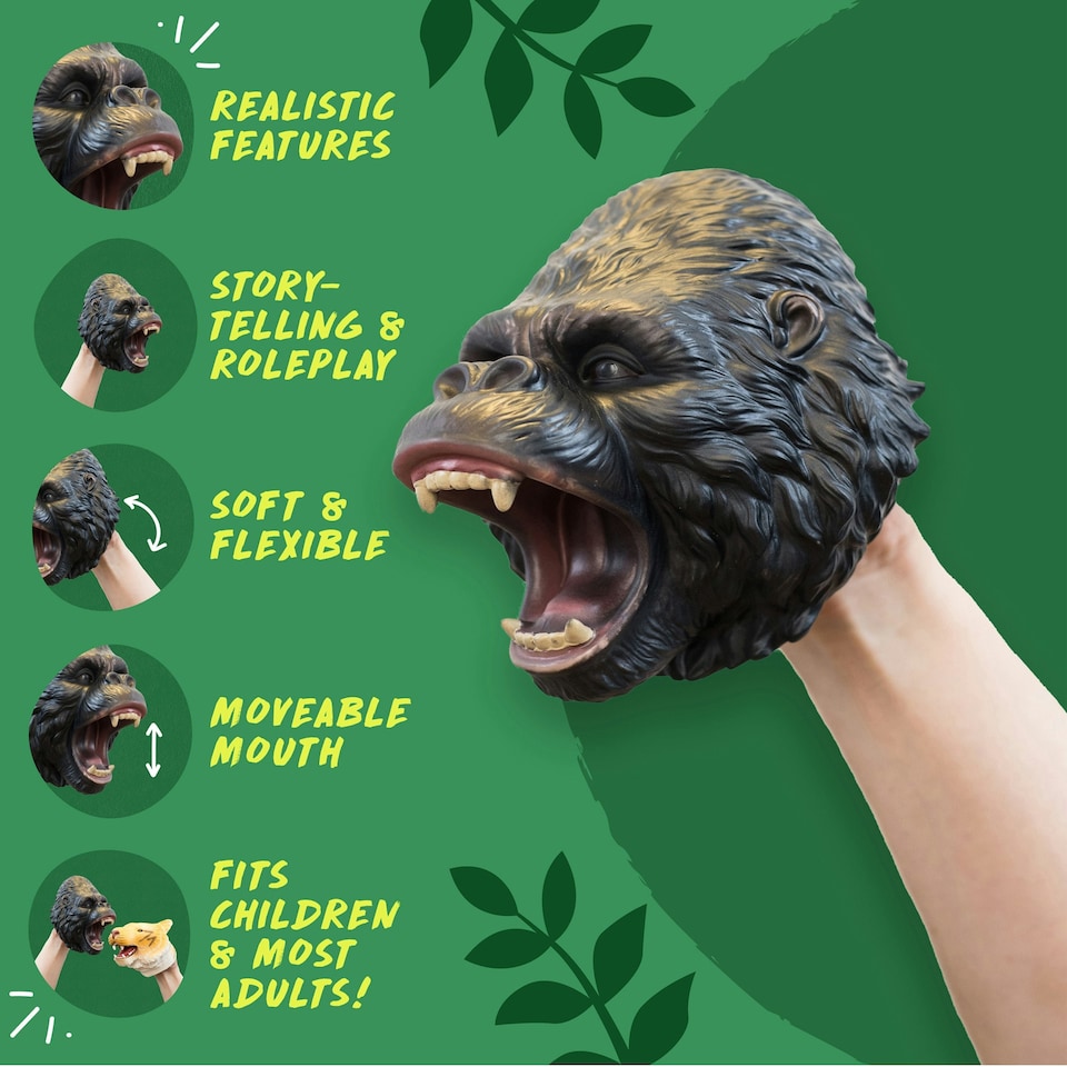 image 1 of Wild Thingz Gorilla Hand Puppet