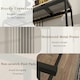 image 9 of COSTWAY 120cm Console Table Faux Marble Sofa Side End Table White Black