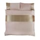 image 4 of Capri Polycotton Duvet Cover Set With Pillowcase Silver | Single
