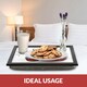 image 4 of GEEZY Have a Sweet Day Design Wooden Lap Serving Tray with Bean Bag Cushion 44x34cm