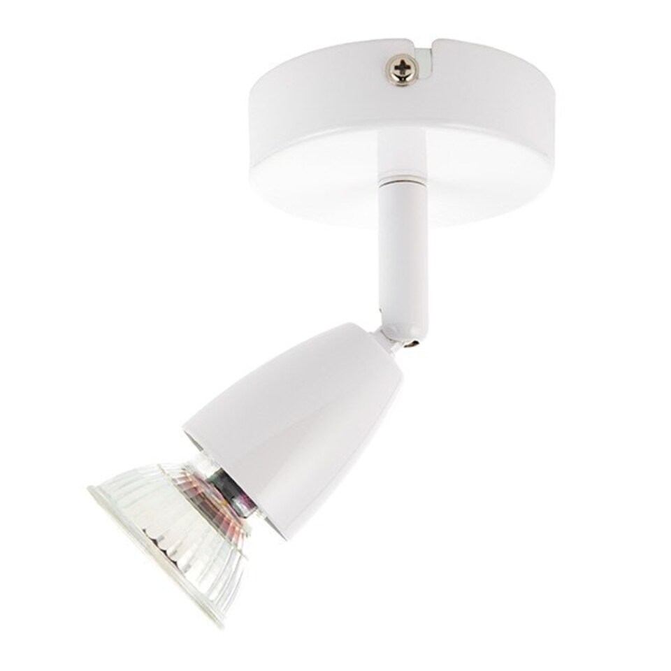 image 1 of Amalfi 1 Light Adjustable Spotlight Gloss White, GU10