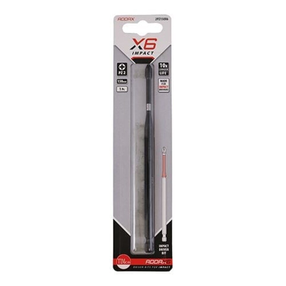 image 1 of Timco - Impact Driver Bits - PZ2 x 150mm Each