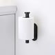 image 3 of Living and Home Modern Wall Mounted Stainless Steel Toilet Paper Roll Holder, Black