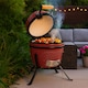 image 2 of Kamado 13" Ceramic BBQ Grill Smoker Charcoal Cooking Oven Portable