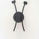 image 2 of ValueLights Maya Pair - 2 Way Curved Matt Black Wall Light Fitting for