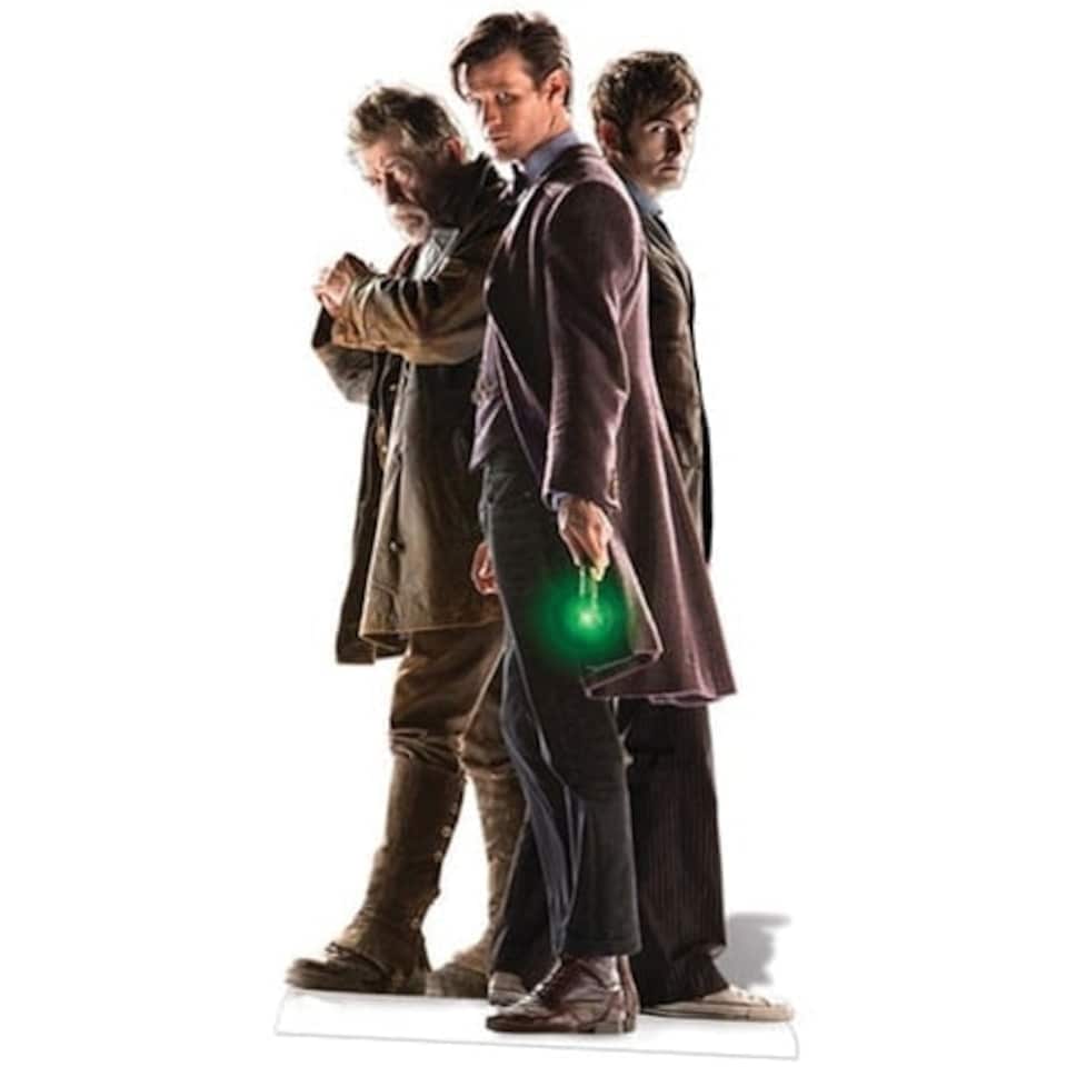 Dr Who The Three Doctors (50th Anniversary Special) Cardboard Cutout -183cm