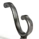 image 3 of Hammer & Tongs Square Back Hat & Coat Hook - W35mm x H80mm - Black