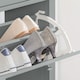 image 9 of SoBuy Slim Shoe Cabinet with 3 Flip-Down Doors, Gray, 31.5x9.8x42.5 inches, 24.6 kg - FSR89-HG