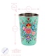 image 3 of BillyCan Picnic Tumblers - 400ml  - Mint Pansy  - Pack of 6 Green