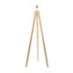 image 3 of ValueLights Jackson Natural Wooden Tripod Floor Lamp Base