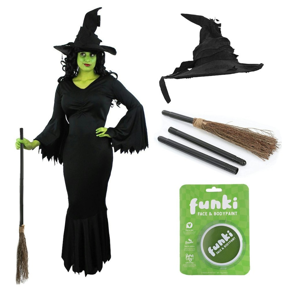 image 1 of Witch Costume Black | M