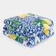 image 3 of OHS 10 x Lemon Ultra Soft Polar Throw Blanket, 120x150cm - Blue/Yellow