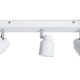 image 3 of ValueLights Benton White IP44 Spotlight Bathroom Ceiling Light White