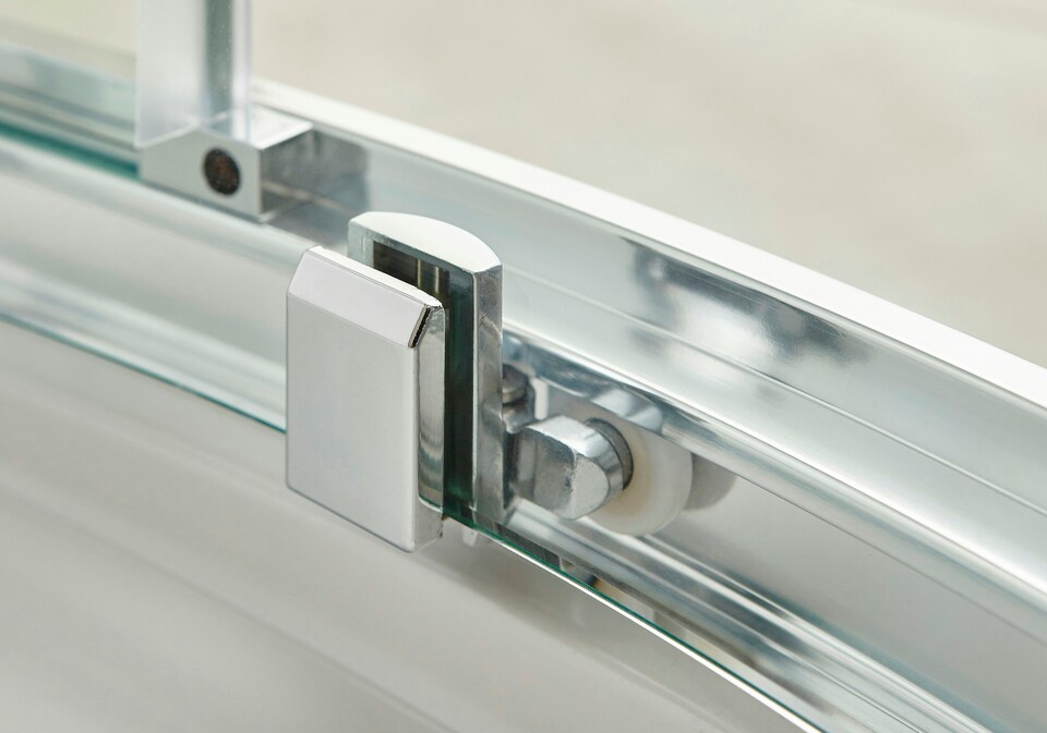 image 1 of Balterley Sonic Shower Side Panel with Toughened Safety Glass and Easyfit Assembly System