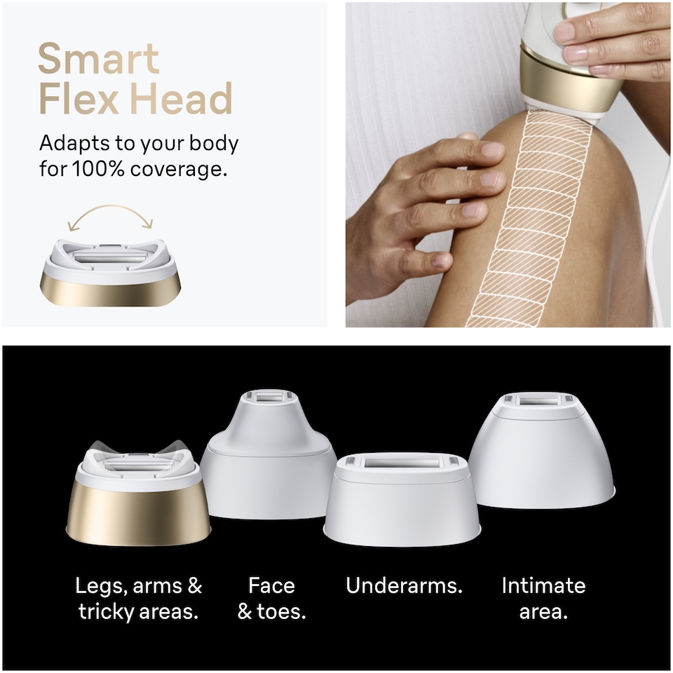 image 1 of Braun IPL Silk·expert Pro 5, At Home Hair Removal, 4 Attachment Heads, PL5441