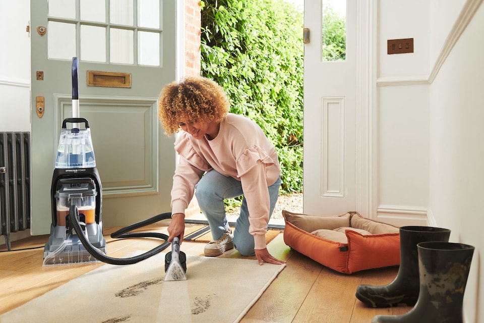 image 1 of VAX SpinScrub Power Plus Carpet Cleaner CDCW-SSXA