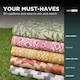 image 7 of Homescapes Outdoor Rug Luxury Waterproof Reversible Recycled, For Garden, May Geometric | Green | Olive Green