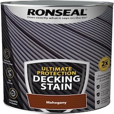 Ronseal Ultimate Protection Decking Stain 5L Mahogany