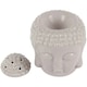 image 5 of Something Different Buddha Head Oil Burner - Grey - 10cm x 11cm x 10cm