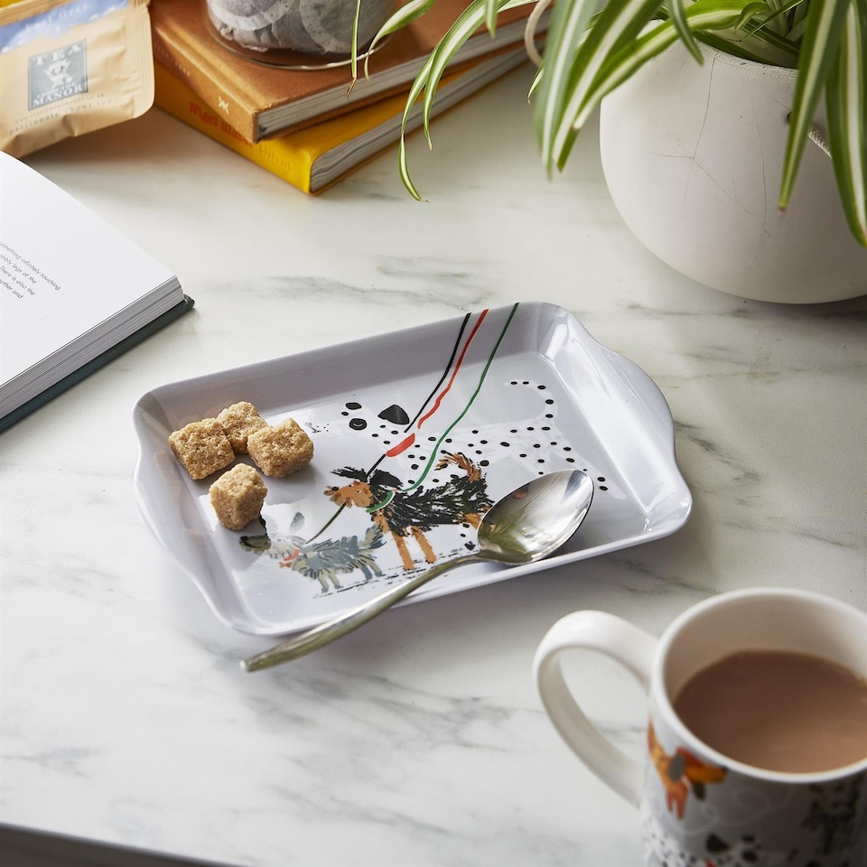image 1 of Ulster Weavers Dog Days Tray - Scatter Grey