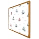 image 4 of Red & blue sailboats (Picture Frame) Grey | M