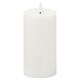 image 1 of Hill Interiors Luxe Collection Ribbed Natural Glow Electric Candle - White - 23cm x 9cm x 9cm White