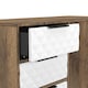 image 6 of Islay 4 Drawer Vanity in White Matt & Vintage Oak (Ready Assembled) | White | White Matt & Vintage Oak
