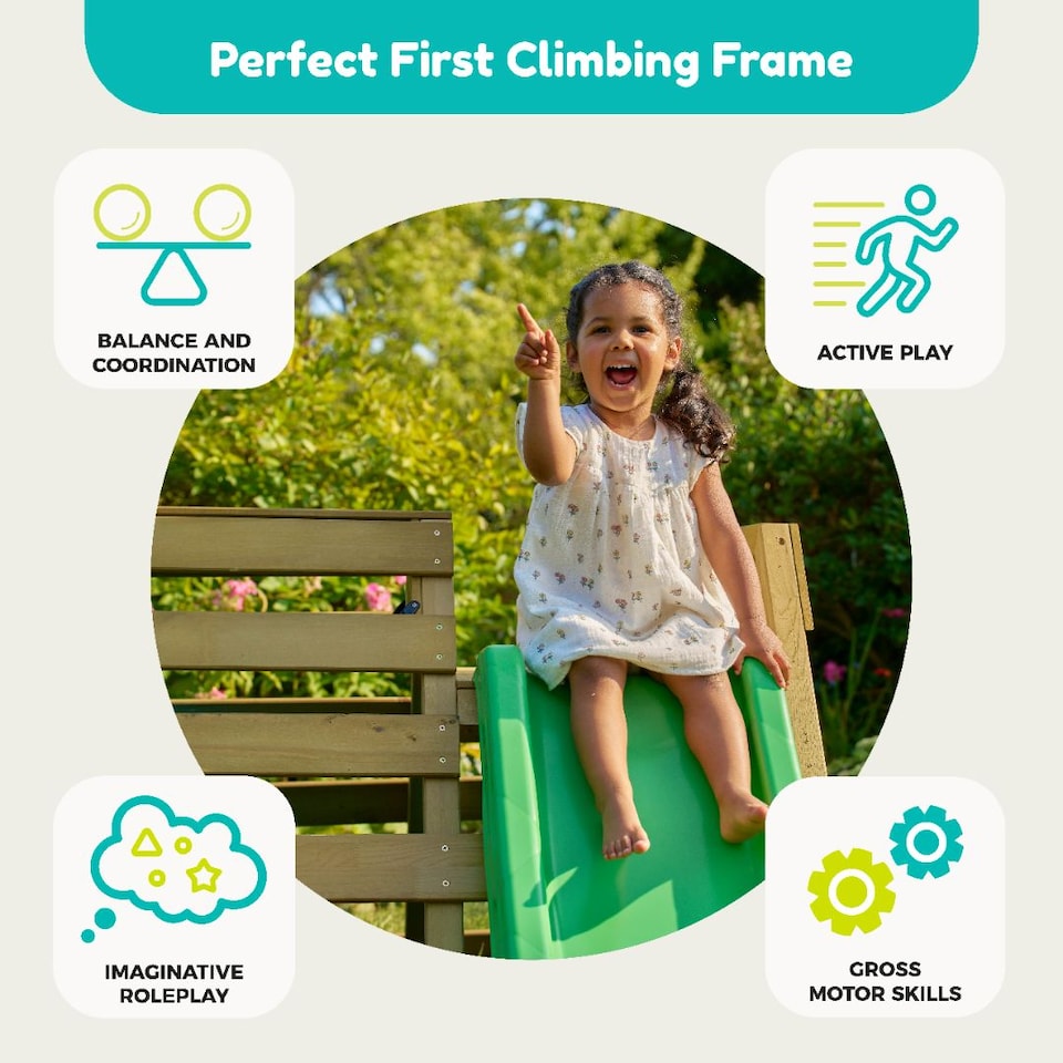 image 1 of TP Wooden Toddler Climb & Slide - FSC® certified