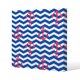 image 1 of Anchors on Zig Zag Stripes (Canvas Print) 127 x 127 x 4cm